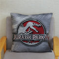 Axyaa Jurassic Park Dinosaur Print Pillow Cover - Super Soft Home Decor Case