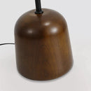 Axyaa Solid Wood Floor Lamp LED Light for Vintage Living Room Bedroom Study