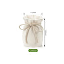 Axyaa White Flower Vase Modern Home Decor Dining Table Ornaments