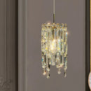 Axya Luxury Crystal Chandelier with LED Light Source Glass Pendant Light