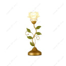Axyaa Rose Flower Lamp: Tricolored Desk Light, Pastoral Style Lighting Fixture