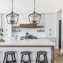 Axyaa Minimalist Farmhouse Chandelier for Kitchen Hallway Bedroom Light