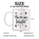 Axyaa Lobster Mug Set | Friends Gift | Novelty Ceramic Tea Coffee Cup