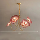 Axyaa Nordic Lotus Glass Pendant Lamp for Modern Luxury Interiors