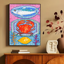 Axyaa Marine Animals Canvas Prints for Modern Home Decor