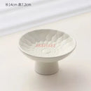 Axyaa Ceramic Snack Plate for High Tea, Nuts, and Dried Fruits