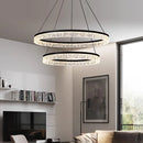 Axyaa Modern LED Chandelier Pendant Light for Dining Room Ceiling, Decorative Indoor Lighting