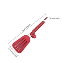 Axyaa Red Silicone Food Clip: High Temperature Resistant BBQ Clip