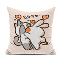 Axyaa Couple Car Decor Pillow Cover Set for Sofa 4 Sizes - Express Your Style!