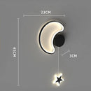 Axyaa Nordic LED Wall Lamp Cloud Star Moon Kids Bedroom Indoor Sconce