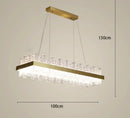 Axyaa LED Ceiling Lamp Chandelier for Modern Bedroom & Dining Room Lighting