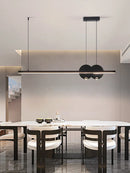 Axyaa LED Ceiling Chandelier for Dining Room Kitchen Island, Modern Pendant Lamp