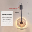 Axyaa Luxury Marble Wall Lamp Golden Copper Sunset Home Decor
