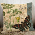 Axyaa Butterfly Printed Couch Cushion Cover 45x45cm Home Decor Pillowcase