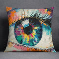 Axyaa Oil Painting Pattern Pillowcase for Car Ornaments, Office, Living Room Home