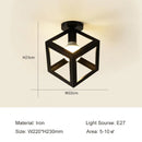 Axyaa Black Metal LED Ceiling Light for Corridor Study Room Nordic Aisle Lighting