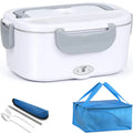 Axyaa Electric Lunch Box Stainless Steel Food Warmer 220V 110V 12V 24V EU US Plug