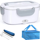 Axyaa Electric Lunch Box Stainless Steel Food Warmer 220V 110V 12V 24V EU US Plug