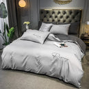 Axyaa Embroidered Duvet Cover Set | Soft & Skin-Friendly Bedding for Queen & King Beds