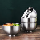 Axyaa Stainless Steel Rice Bowl for Kids and Soup, Noodle Bowl Kitchen Tool.