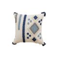 Axyaa Jacquard Embroidery Pillow Cover Set Striped Polka Dot Tassel Cushion Covers