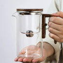 Axyaa Glass Teapot with Water Separation Inner Container & Magnetic Switch