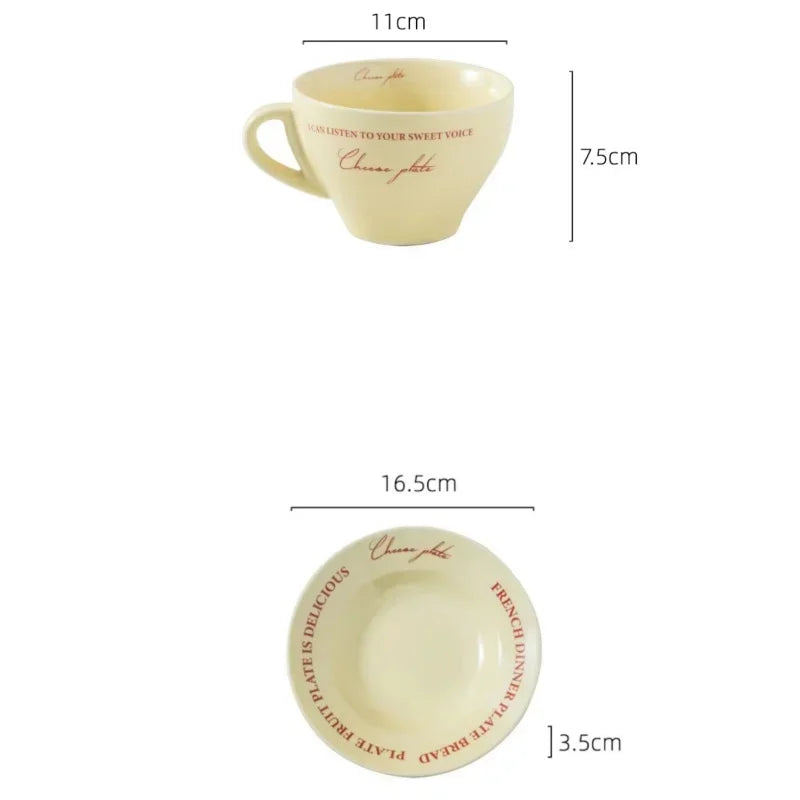 Axyaa Ceramic Coffee Cup Set Tea Cup Afternoon Drinkware Gift