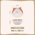 Axyaa Cute Cartoon Ceramic Dessert Yogurt Bowl for Kids or Adults