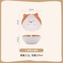 Axyaa Cute Cartoon Ceramic Dessert Yogurt Bowl for Kids or Adults