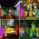 Axyaa Solar Reed Lamp Bubble Stick RGB Acrylic Garden Landscape Light