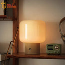 Axyaa Cream Wind LED Table Lamp Touch USB Charging Modern Atmosphere Bedside Lighting