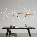 Axyaa Herringbone Branches Pendant Chandelier - Modern Minimalist Nordic Tree Lighting