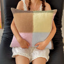 Axyaa Sheep Wool Throw Pillow: Cartoon Small Fresh Design for Living Room & Bedroom, 45x45cm