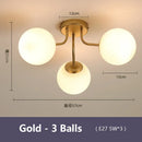Axyaa Magic Bean LED Glass Ball Chandelier for Home Decor Lighting