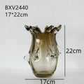 Axyaa Elegant Glass Vase for Flower Arrangement and Hydroponics