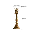 Axyaa Animal Shaped Wrought Iron Candlestick Ornament for Candlelight Dinner & Wedding