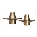 Axyaa Golden Geometric UFO Flower Vase - Elegant Home Decor & Floral Arrangement Accessories