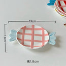 Axyaa Candy Shaped Plate: Colorful Dessert Dish, Perfect Gift for Girls