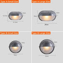 Retro LED Wall Lamp Industrial Vintage Glass Sconce for Bathroom Garden Porch by Axyaa
