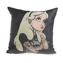 Axyaa Cartoon Girl Hip Hop Cushion Cover for Stylish Home Decor