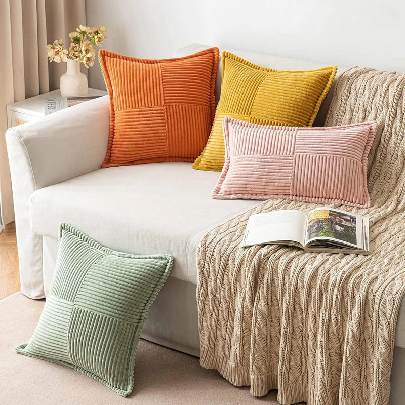Axyaa Velvet Cushion Cover 45x45cm for Living Room, Sofa, Car - Nordic Home Decor