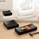 Axyaa Ceramic Sushi Plate Set - Molecular Cuisine & Dessert, Sashimi, Cake Specialty Plates