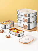 Axyaa Stainless Steel Food Storage Container for Fruits & Vegetables - Organizer Box