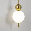 Axyaa Nordic Circle Wall Lamp for Minimalist Bedroom and Living Room