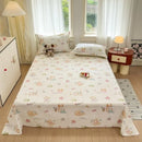 Axyaa Small Fresh Jet Cotton Sheet Single: Ideal for Student Dorms