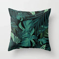 Axyaa Tropical Leaf Cactus Monstera Cushion Cover 45*45cm - Decorative Pillowcase