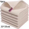 Axyaa Ultra Soft Microfiber Kitchen Dishcloth - Absorbent & Thick Magic Cleaning Towel