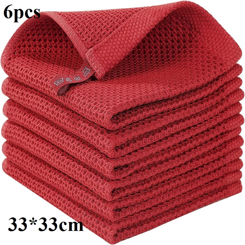 Axyaa Ultra Soft Microfiber Kitchen Dishcloth - Absorbent & Thick Magic Cleaning Towel