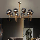 Axyaa LED Chandelier: Modern Minimalist Magic Bean Decor Light for Living Room, Bedroom, Restaurant