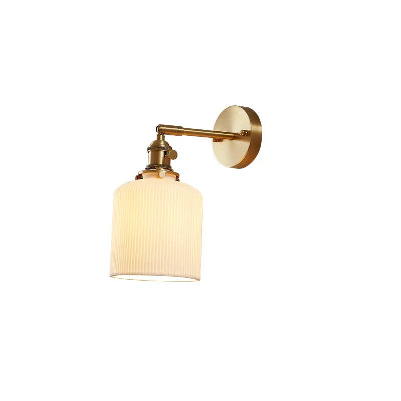 Axyaa Nordic LED Wall Sconce Pull Chain Switch Light for Home Decor